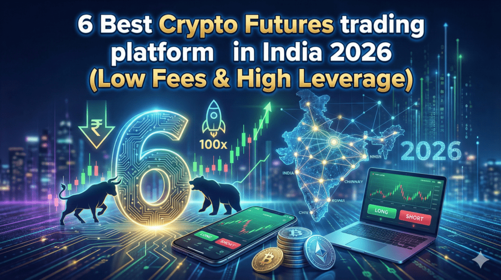 6 Best Crypto Futures trading platform in India 2026 (Low Fees & High Leverage)