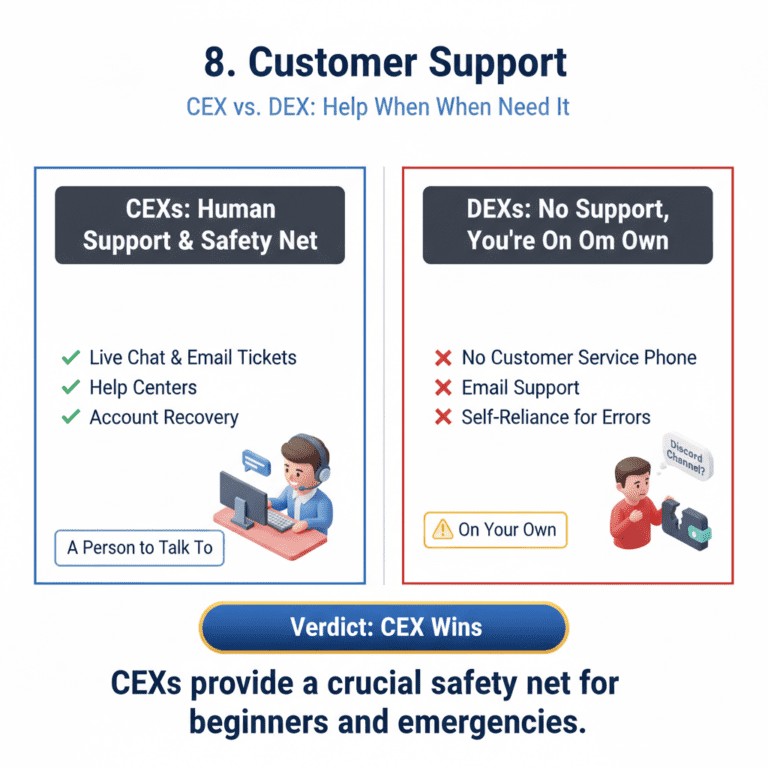 CEX vs DEX: The Ultimate Guide to Centralized vs Decentralized Crypto Exchanges 9 CEX vs DEX: The Ultimate Guide to Centralized vs Decentralized Crypto Exchanges