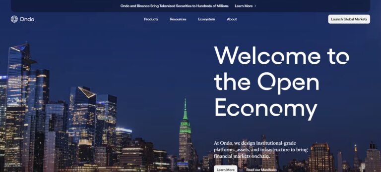 Ondo Finance is one of the best RWA Crypto project