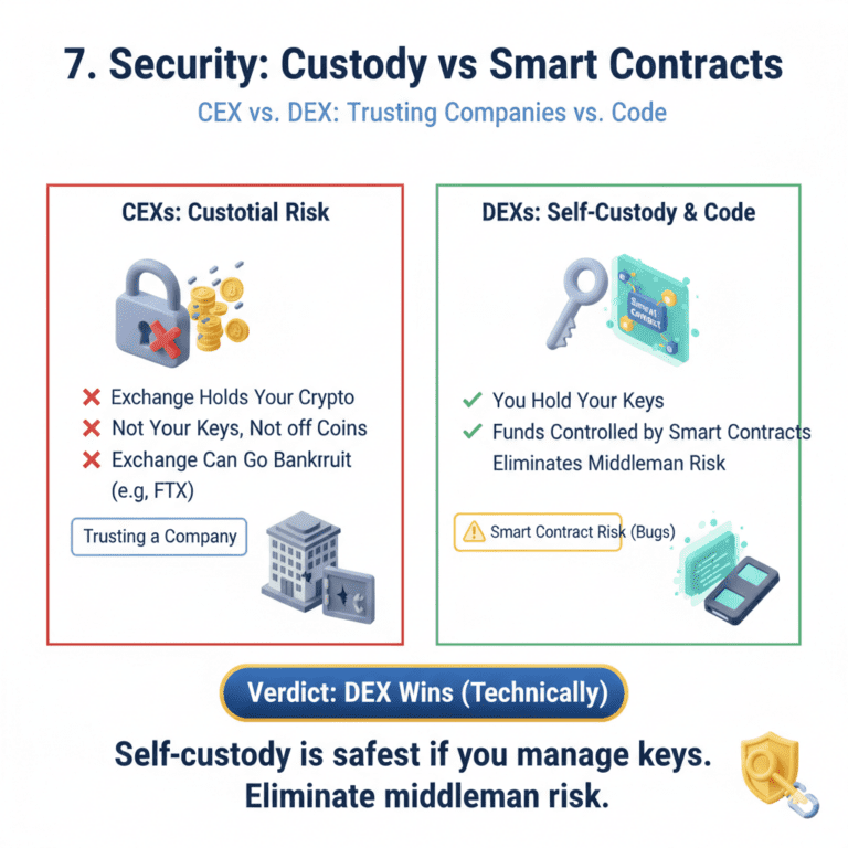 CEX vs DEX: The Ultimate Guide to Centralized vs Decentralized Crypto Exchanges 8 CEX vs DEX: The Ultimate Guide to Centralized vs Decentralized Crypto Exchanges