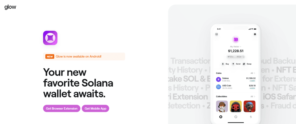 Glow Wallet Solana wallets for NFTs