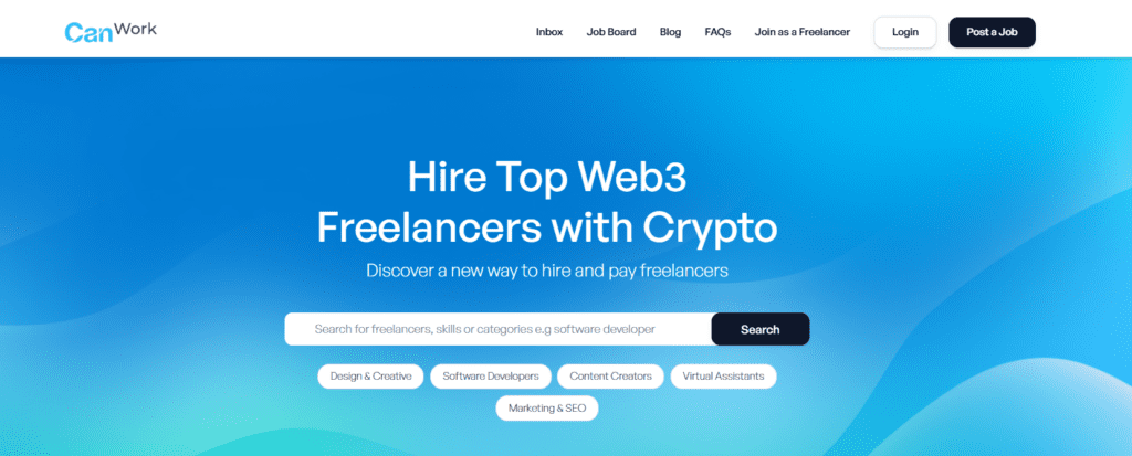 7 Best Crypto Freelance Sites to Get Paid in Bitcoin in 2026 5 CanWork Crypto Freelance Sites to Get Paid in Bitcoin