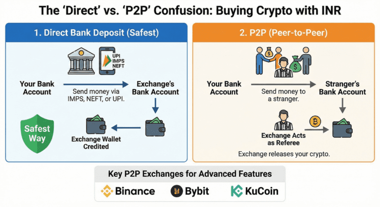 Best crypto Exchange app In india to Buy crypto with INR (2026 Guide)