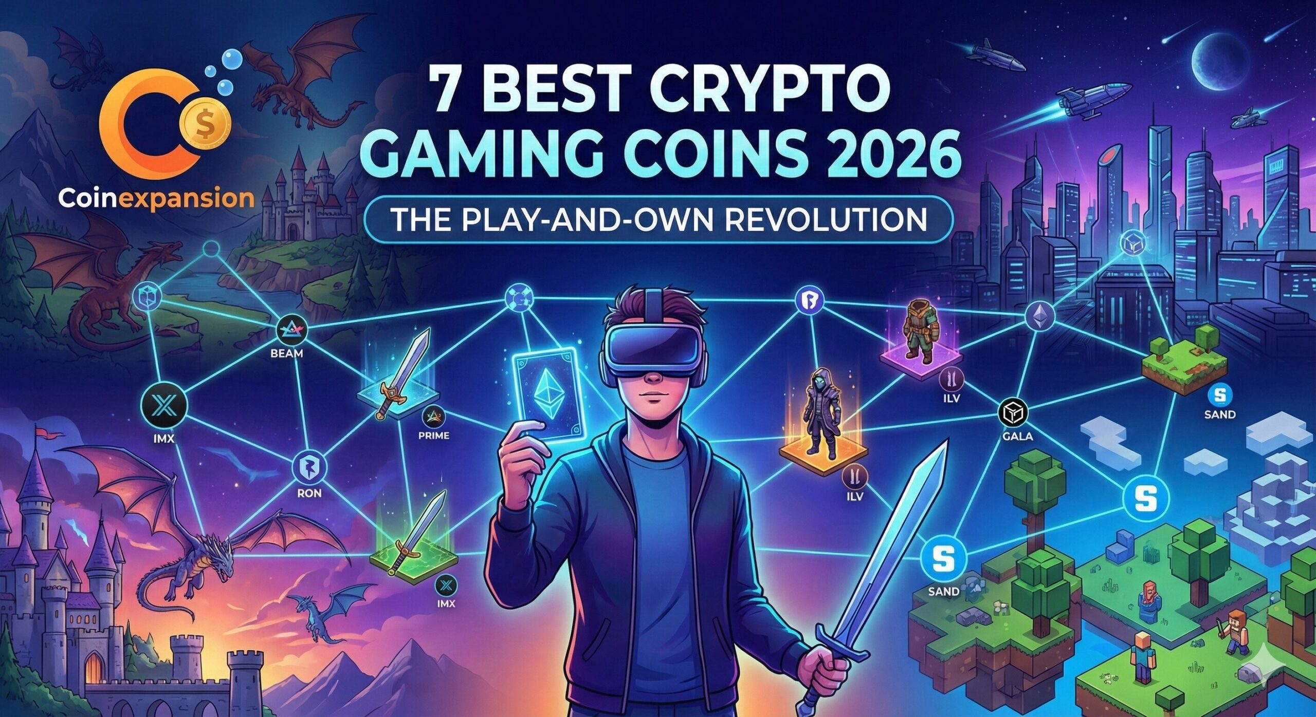 best crypto gaming coins list