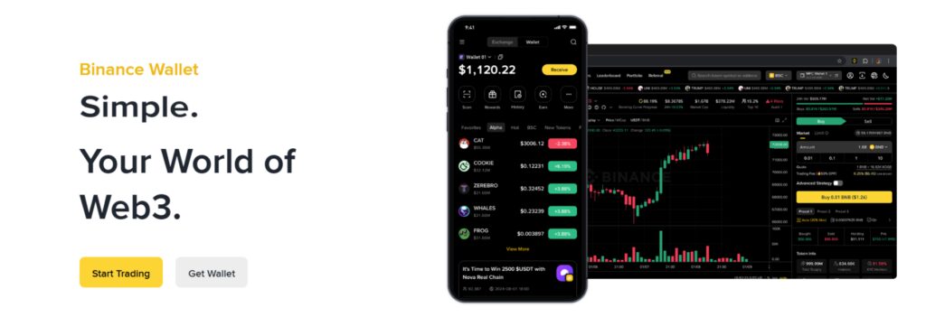 binance oen of the best hot wallets