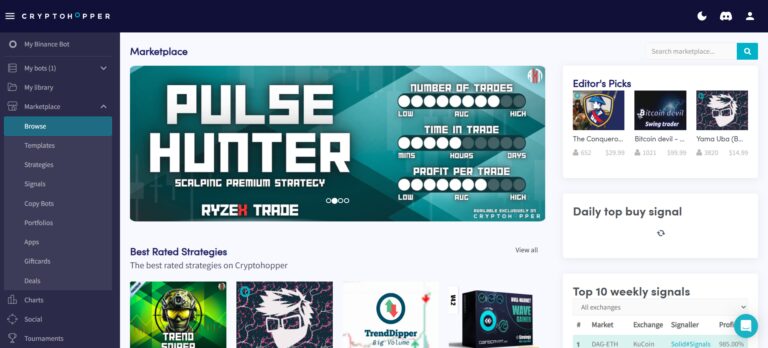 crypto hopper one of the best crypto trading bots