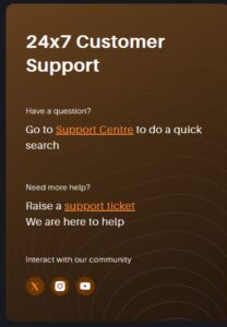 ddelta exchange review - customer support