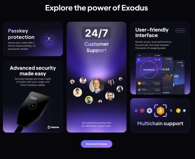 Exodus one of the best hot wallets