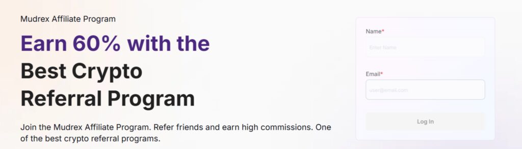 mudrex offers one of the top crypto affiliate programs