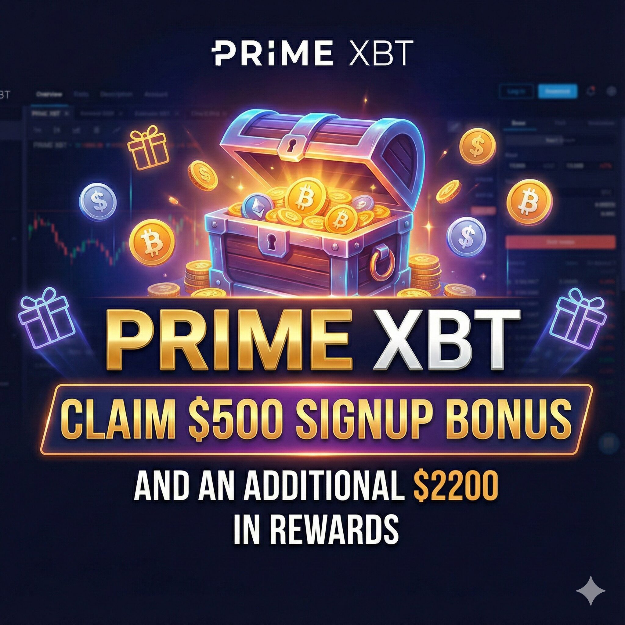 5 primexbt signup bonus