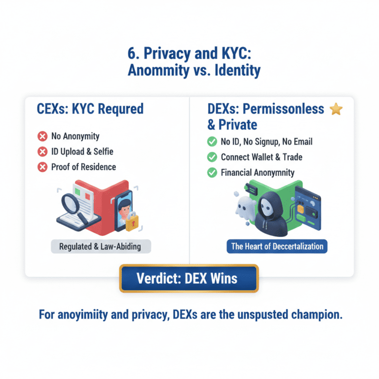 CEX vs DEX: The Ultimate Guide to Centralized vs Decentralized Crypto Exchanges 7 CEX vs DEX: The Ultimate Guide to Centralized vs Decentralized Crypto Exchanges