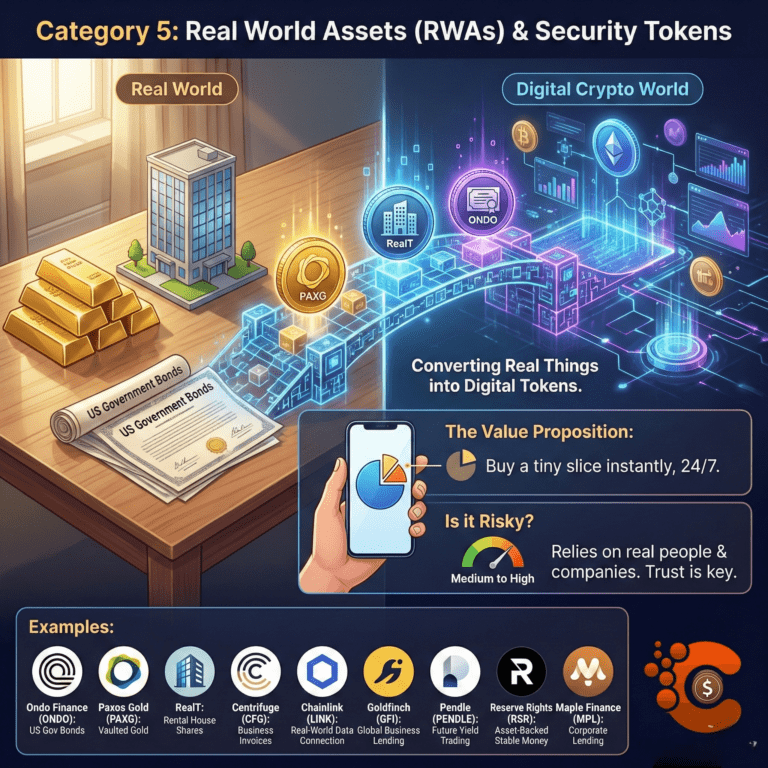 types of cryptocurrencies