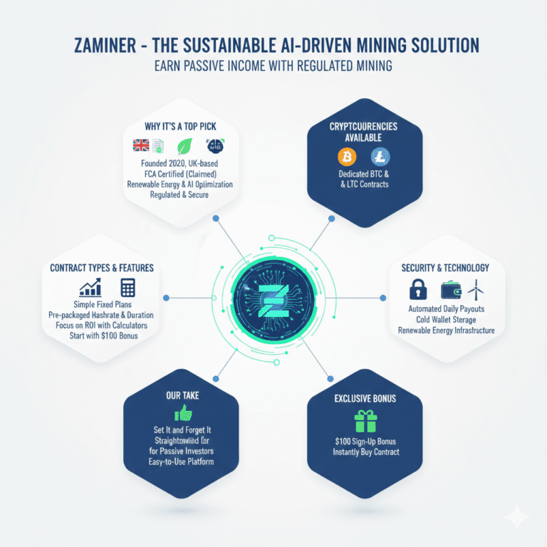 zaminer on eof the best trusted cloud mining sites