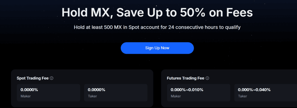 mexc one of the best low fee crypto exchanges