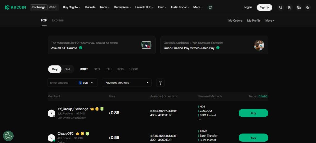 5 best p2P Cryptocurrency Exchanges 2026 - An ultimate guide to what is p2P trading? 5 kucoin one of the best p2p cryptocurrency exchange