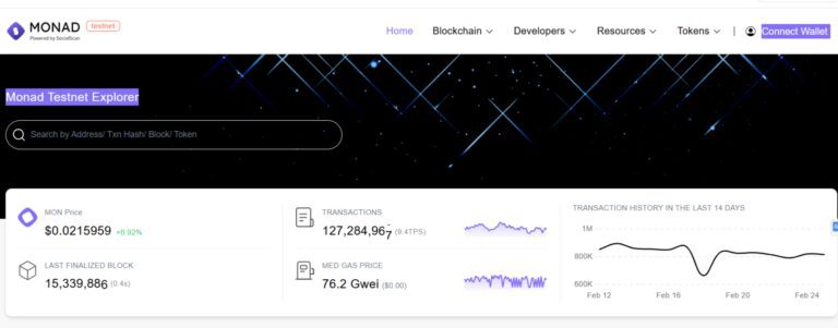 monad testnet explorer