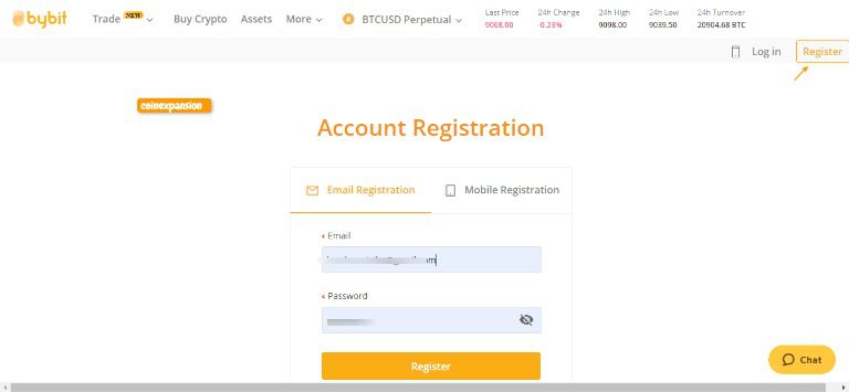 Bybit Registration