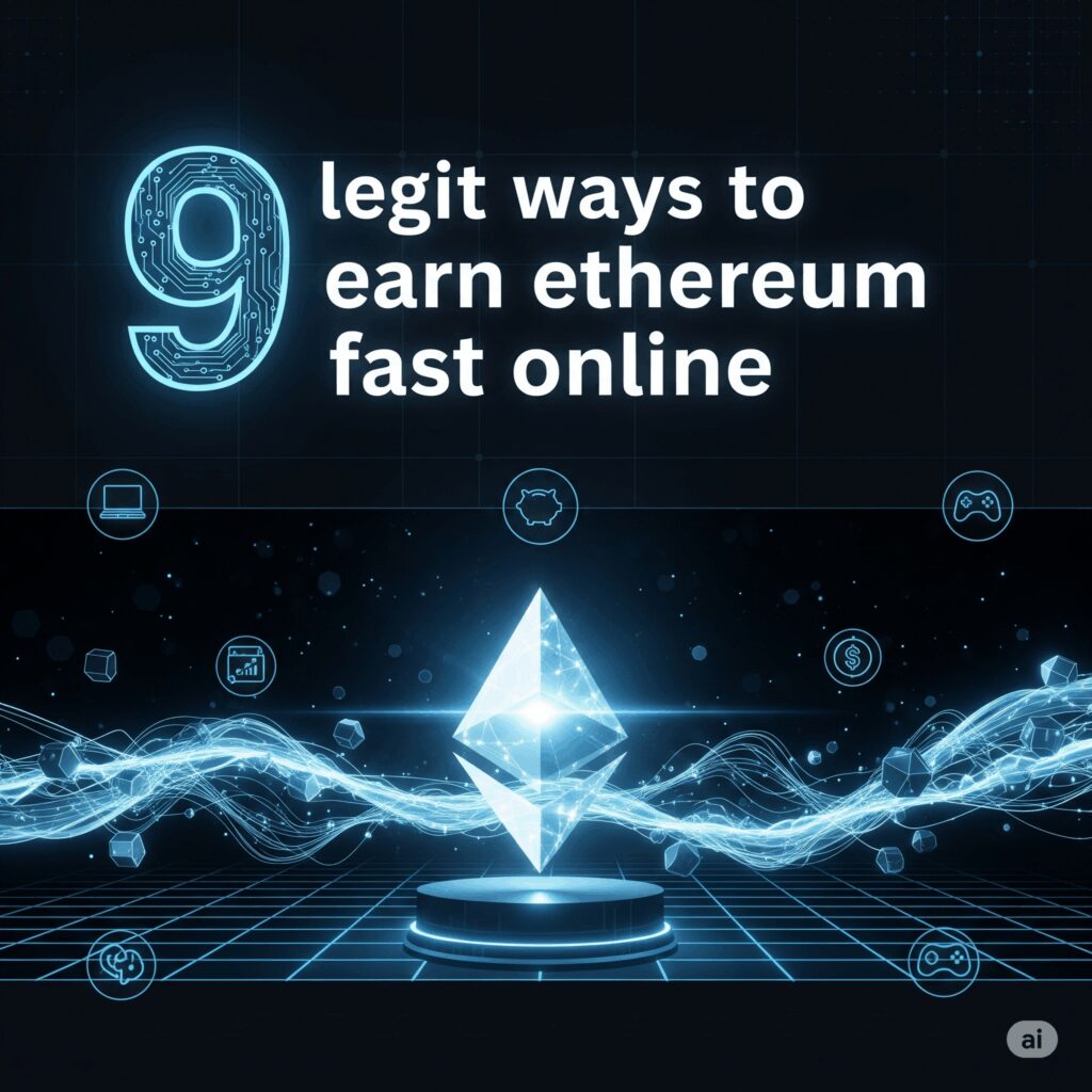 9 LEGIT WAYS TO EARN ETHEREUM ONLINE