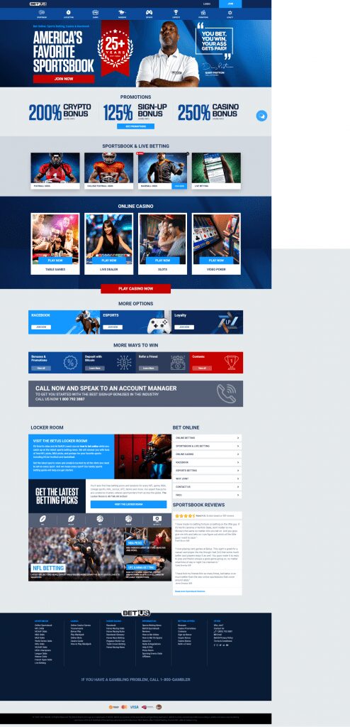 Betus Home page