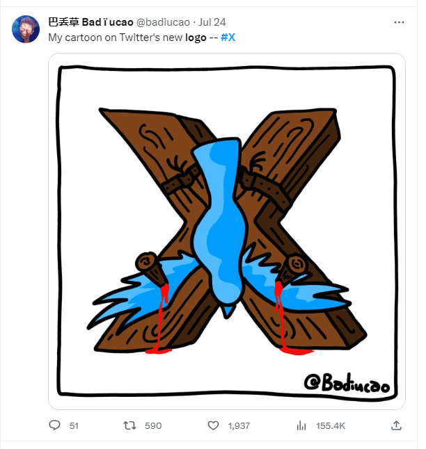 Goodbye to the Beloved Blue Bird: Musk changed the Twitter Logo to "X" image 14