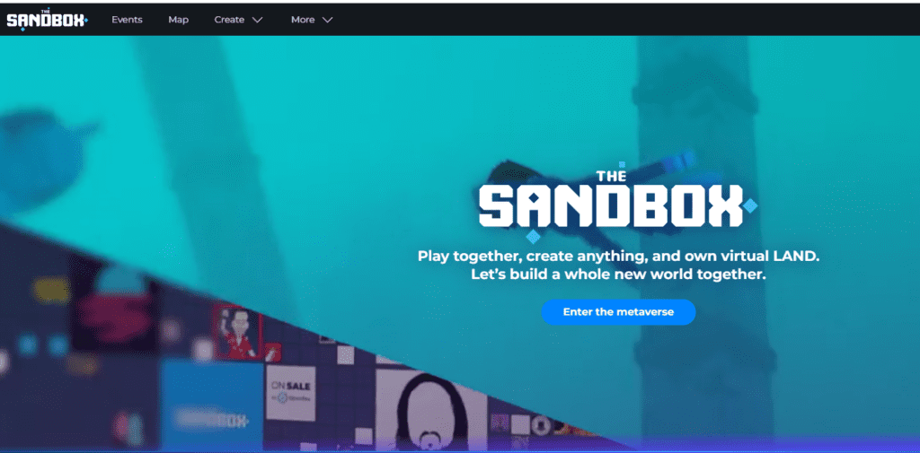 Top 6 Collectibles & NFTs Tokens this week by Market Capitalization THE SANDBOX