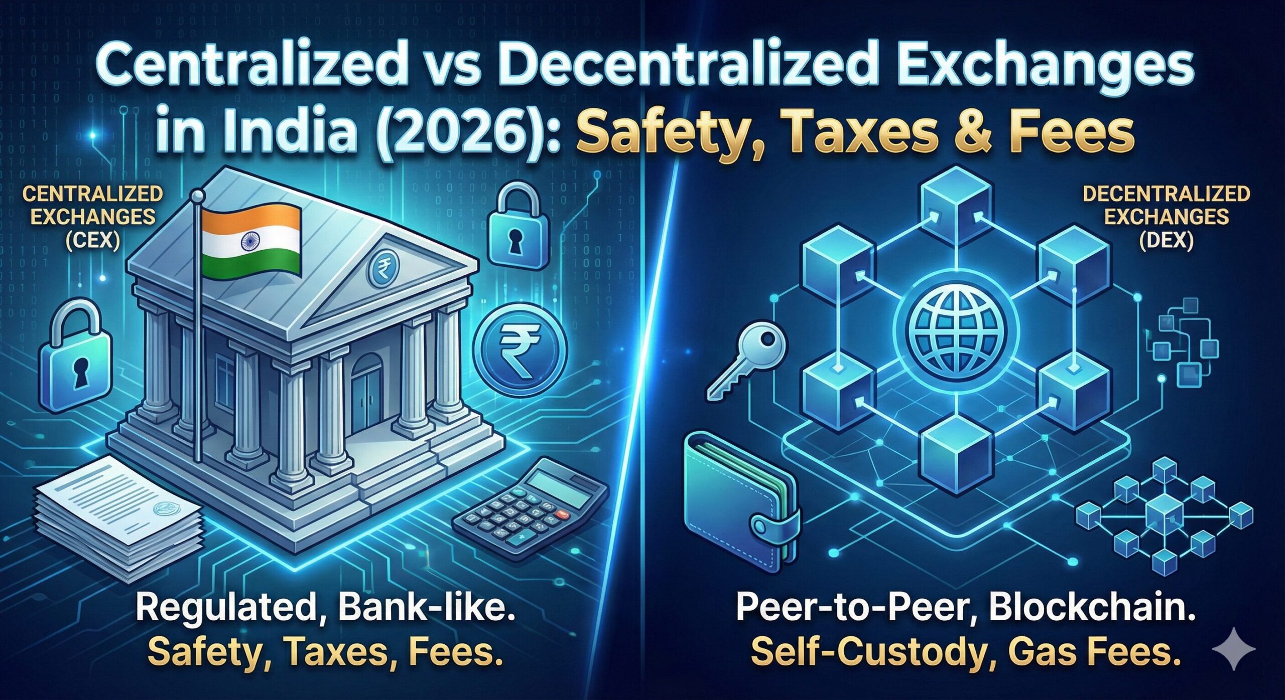 centralized vs decentralized exchanges in india