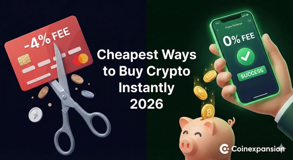 cheapest way to buy crypto instantly