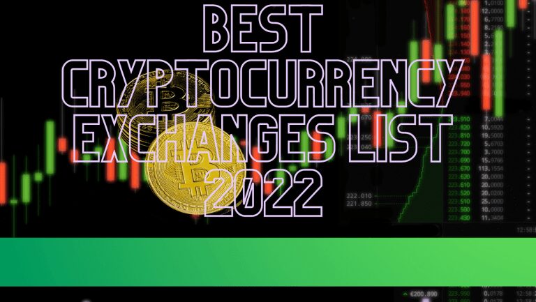 Best Cryptocurrency Exchanges list 2022