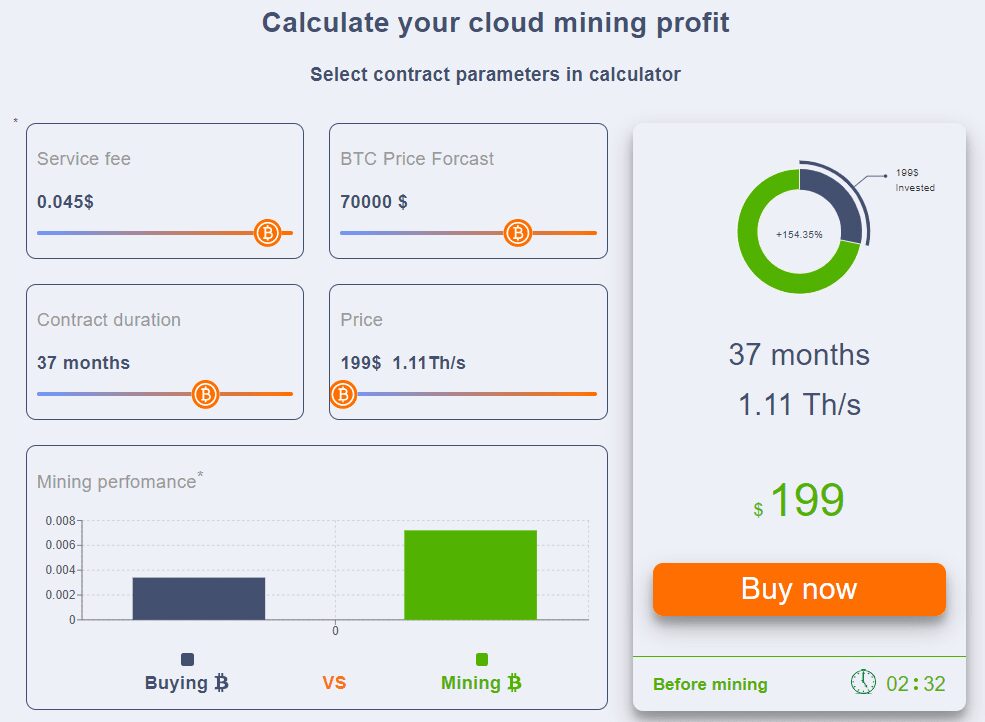 ECOS mining Calculator
