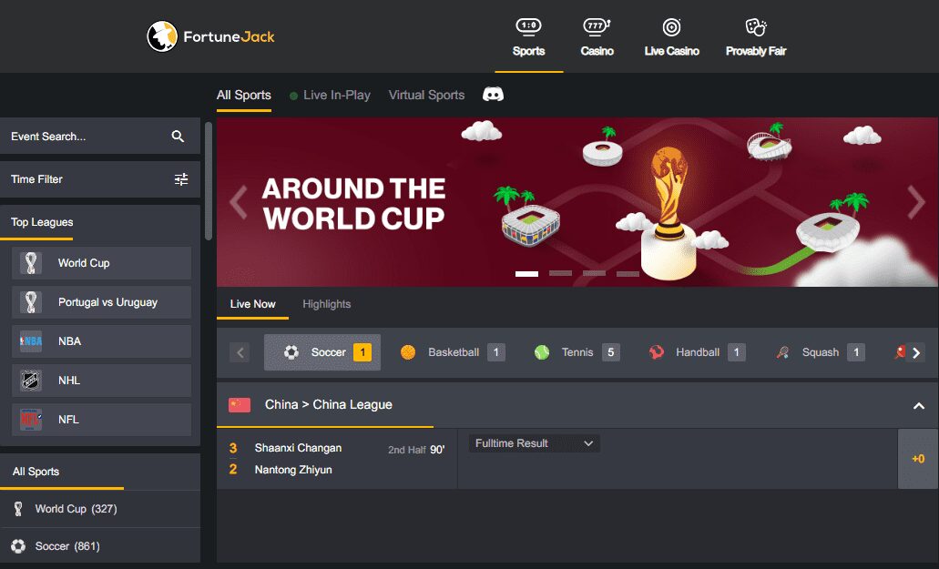 FortuneJack Sportsbook