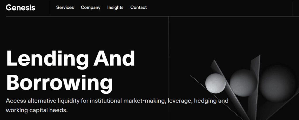 Genesis Global Crypto trading platform