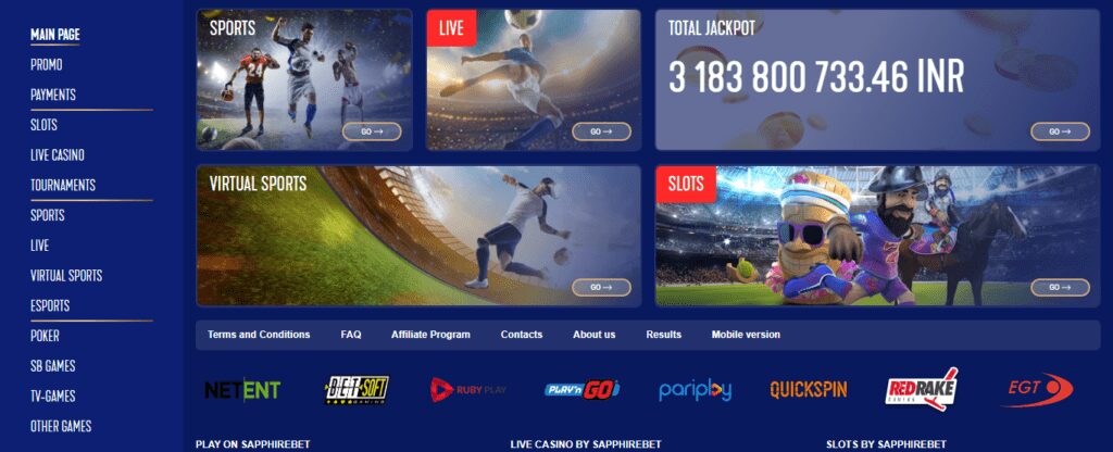 Sapphire Bet UI