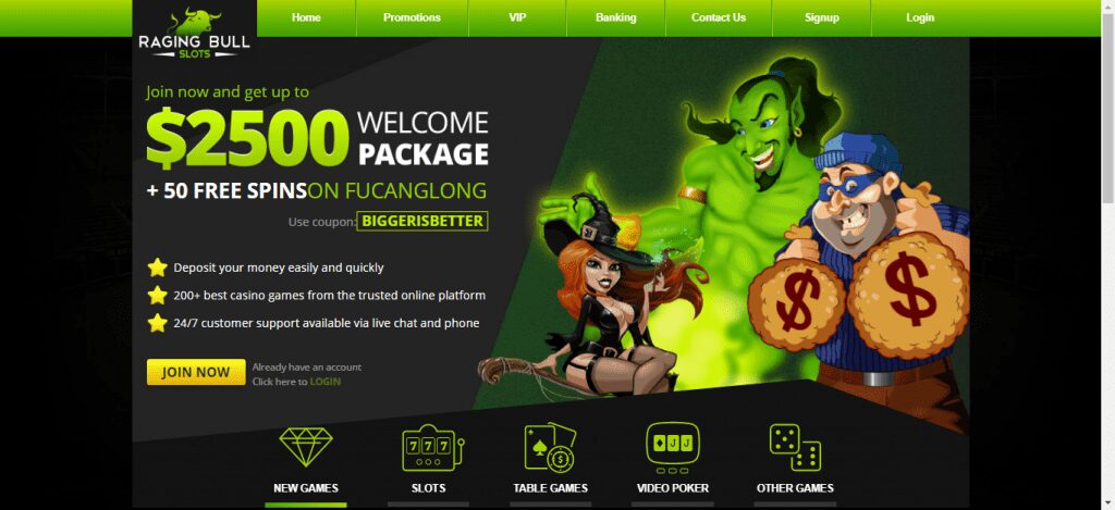 Ragging Bull online casino